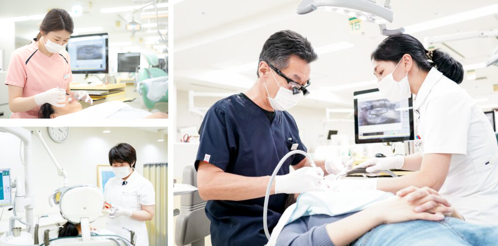 患者さん一人ひとりに合った口腔ケアや指導を心がけています